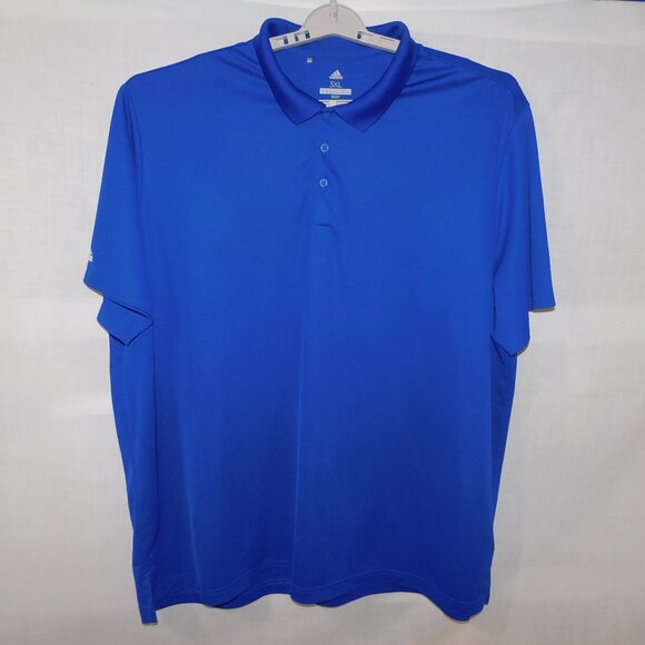 Adidas Golf Mens 3XL Blue Polo Shirt - Picture 1 of 7